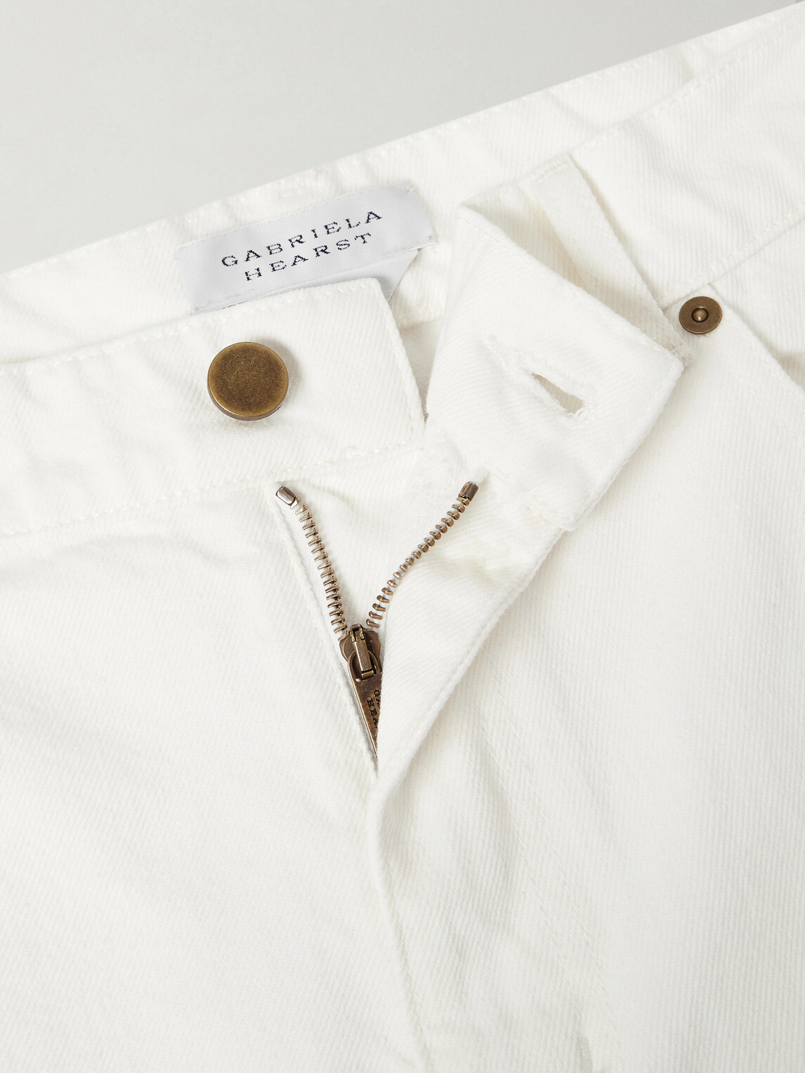 Gabriela Hearst - Rey Straight-Leg Jeans - White