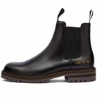 Woman by Common Projects Women's Chelsea Leather Boot in Black