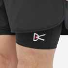 District Vision Men's Aaron Trail Short in Black/Black