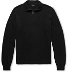 J.Crew - Everyday Cashmere Half-Zip Sweater - Black