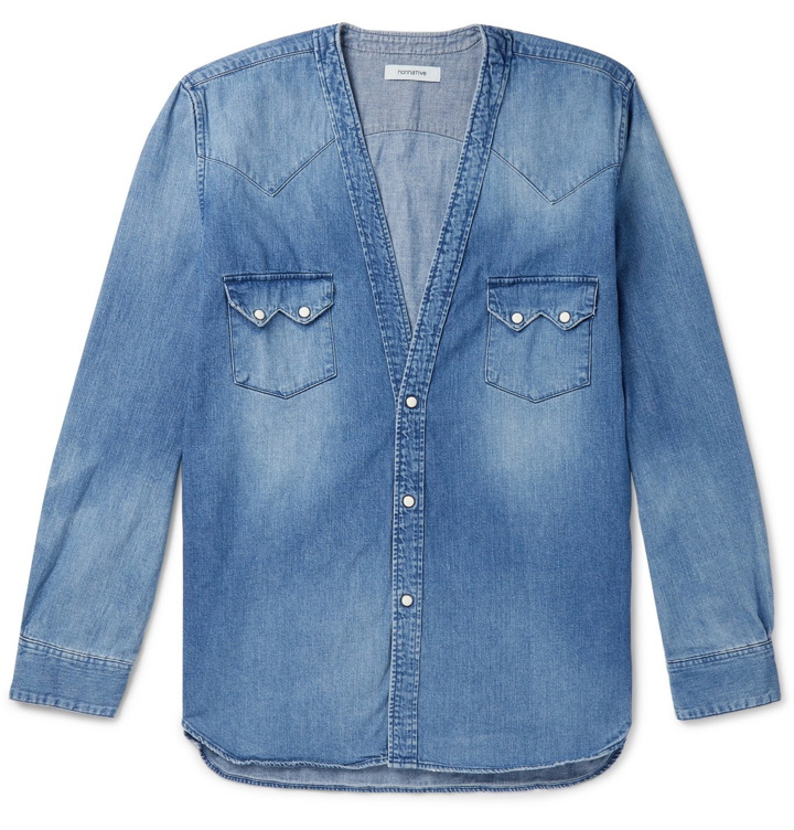 Photo: nonnative - Denim Western Shirt - Blue