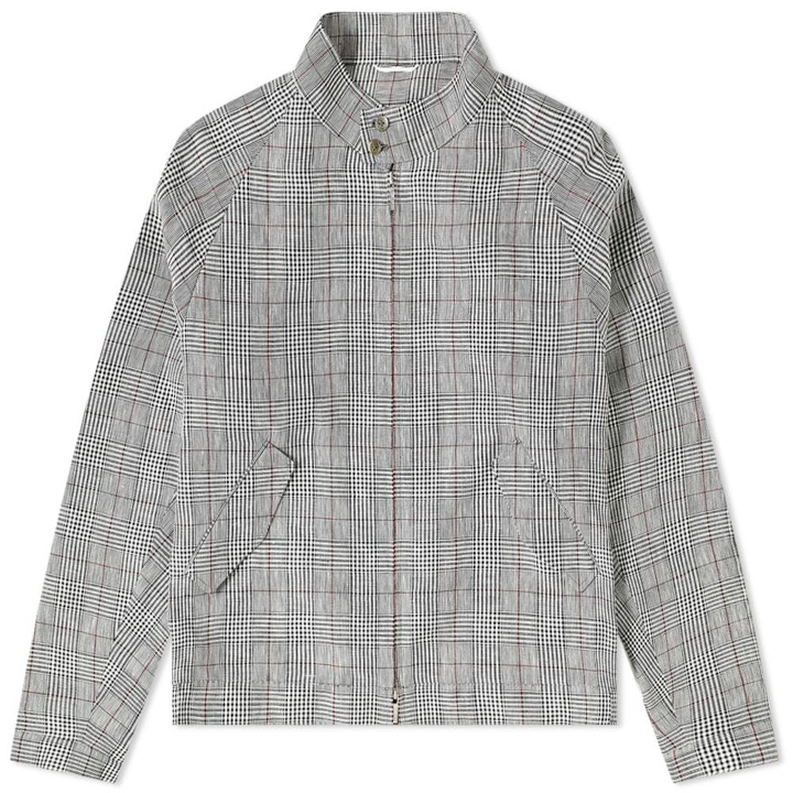 Photo: Thom Browne Crisp Check Linen Harrington Jacket