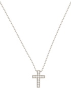 Dsquared2 Silver Crystal Cross Necklace