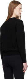 &Daughter Black Ada Crewneck Cardigan