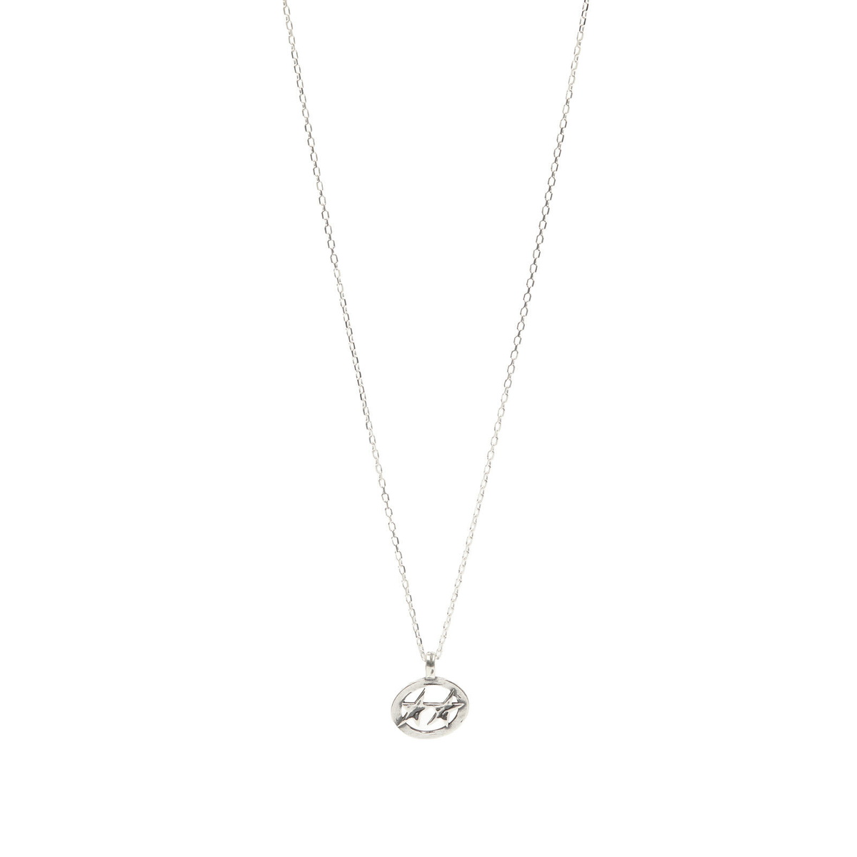 TwoJeys Men's Superstar Necklace in Sterling Silver 