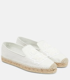 Christian Louboutin - Nanou appliquéd leather espadrilles