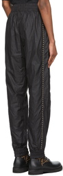 Fendi Black Nylon Lounge Pants