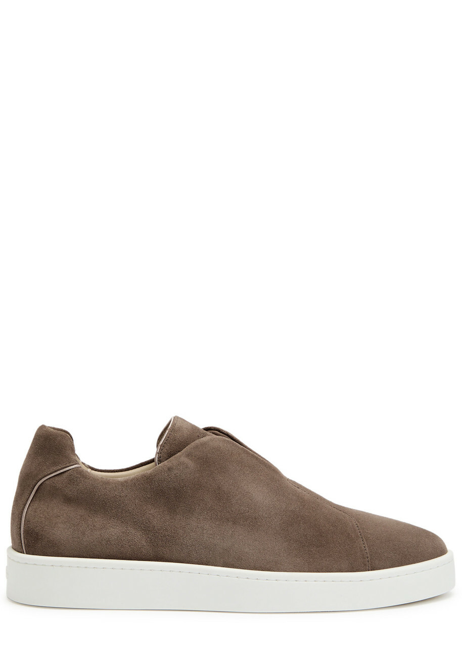Aurélien Aur3 Suede Sneakers Brown
