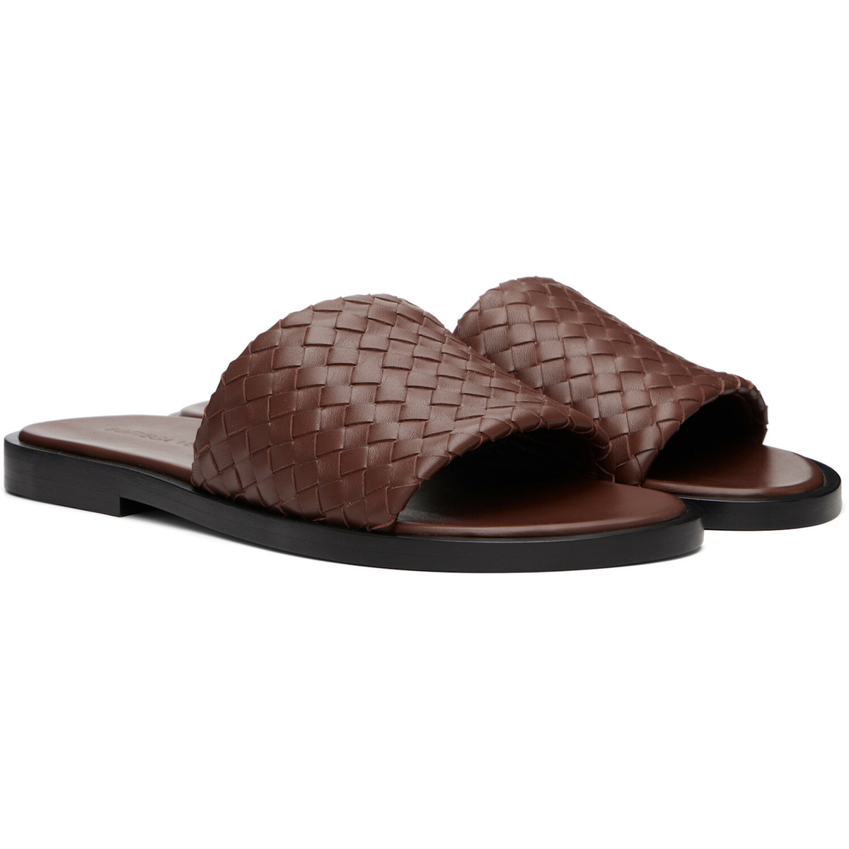 Bottega Veneta Brown Elio Sandals