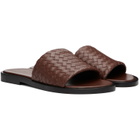 Bottega Veneta Brown Elio Sandals