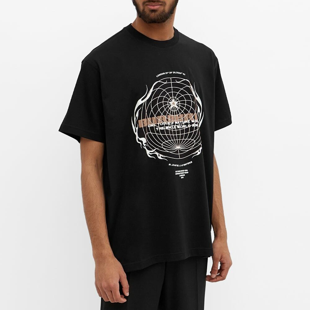 Burberry Men's Totnes Globe Logo T-Shirt in Black Burberry