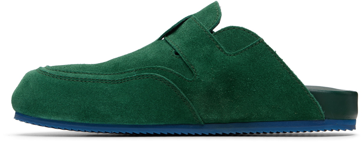 Casablanca Green Outdoor Mule Loafers
