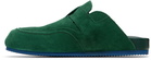 Casablanca Green Outdoor Mule Loafers