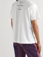 Marine Serre - Printed Cotton-Jersey T-Shirt - White