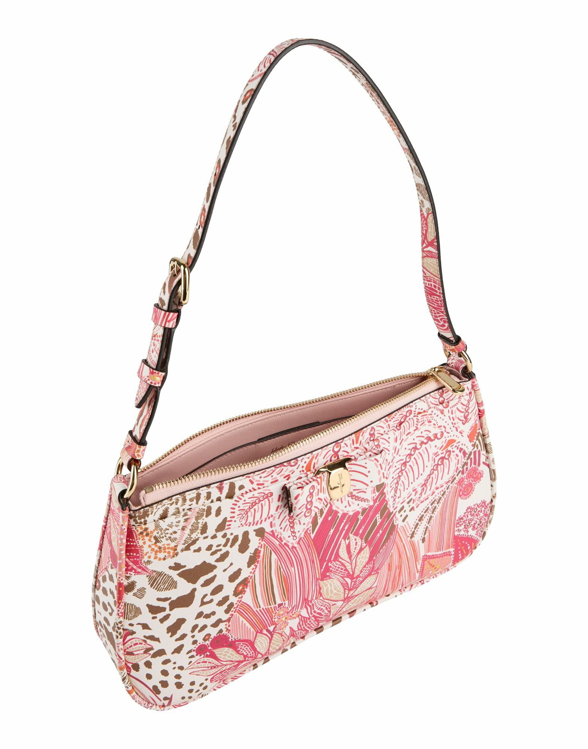Ferragamo Womens Handbag Fuchsia