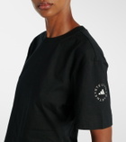 Adidas by Stella McCartney Gathered cotton T-shirt