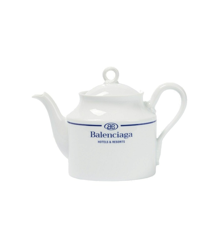 Photo: Balenciaga - x Ginori 1735 logo porcelain teapot