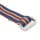 Beams Plus Men's Grosgrain Tape Double Ring Belt in Navy