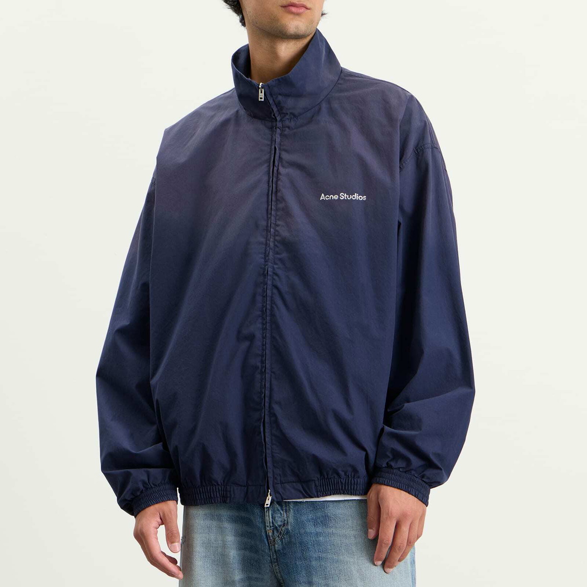 Acne Studios Men's Olando Cotton Poplin Jacket in Navy