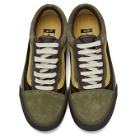 Vans Grey and Green Old Skool Vault LX Sneakers