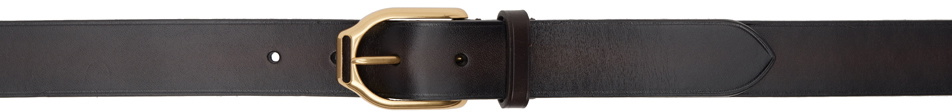 Ralph Lauren Purple Label Black Welington Belt
