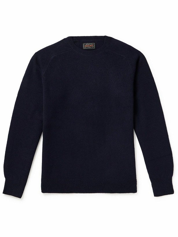 Photo: Beams Plus - Wool Sweater - Blue