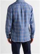 POLO RALPH LAUREN - Checked Linen Shirt - Blue