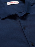 ORLEBAR BROWN - Canham Linen and Cotton-Blend Shirt - Blue