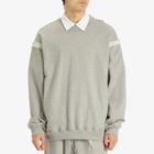 MASTERMIND WORLD Men's Cut-Off Sweatshirt in Top Grey