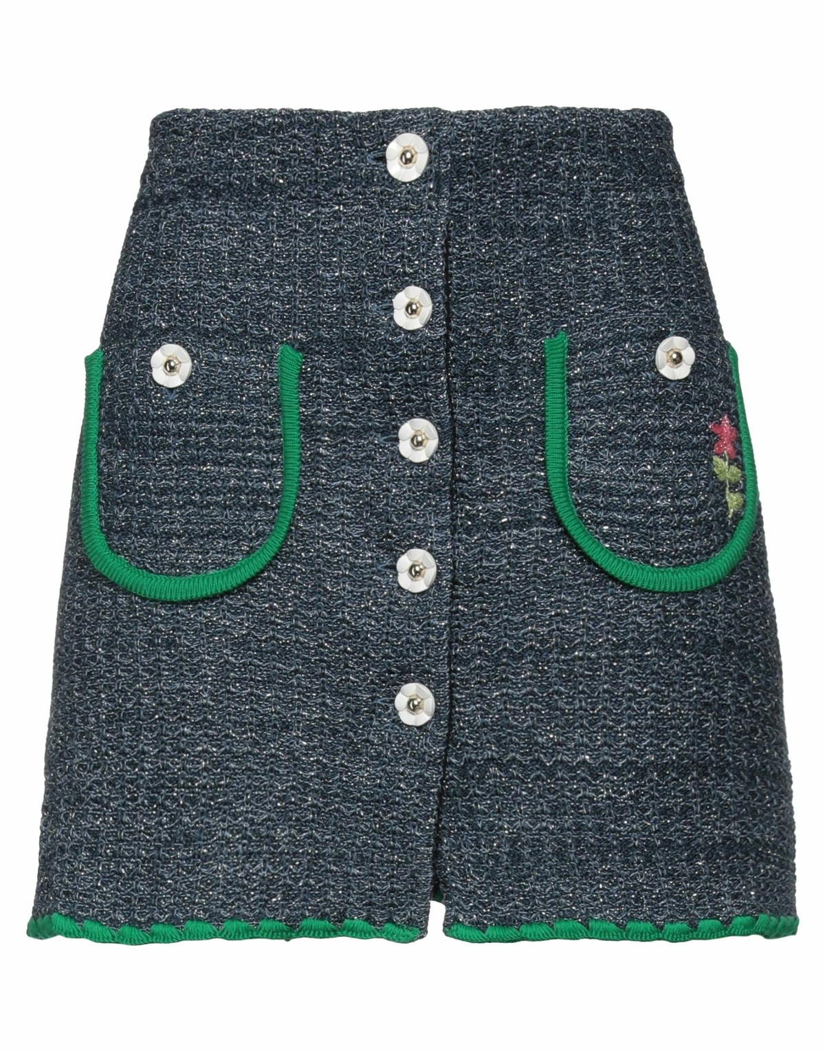 Cormio Womens Mini skirt Slate in Blue