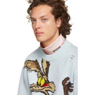 Calvin Klein 205W39NYC Blue Looney Tunes Edition Coyote Sweater