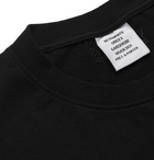 Vetements - Oversized Printed Cotton-Jersey T-Shirt - Black