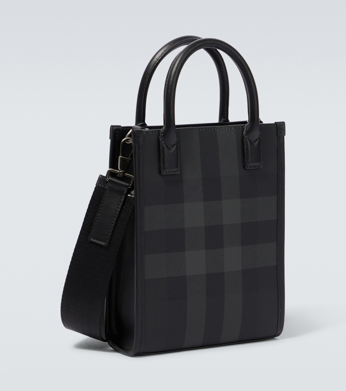 Denny Checked Tote Bag in Brown - Burberry