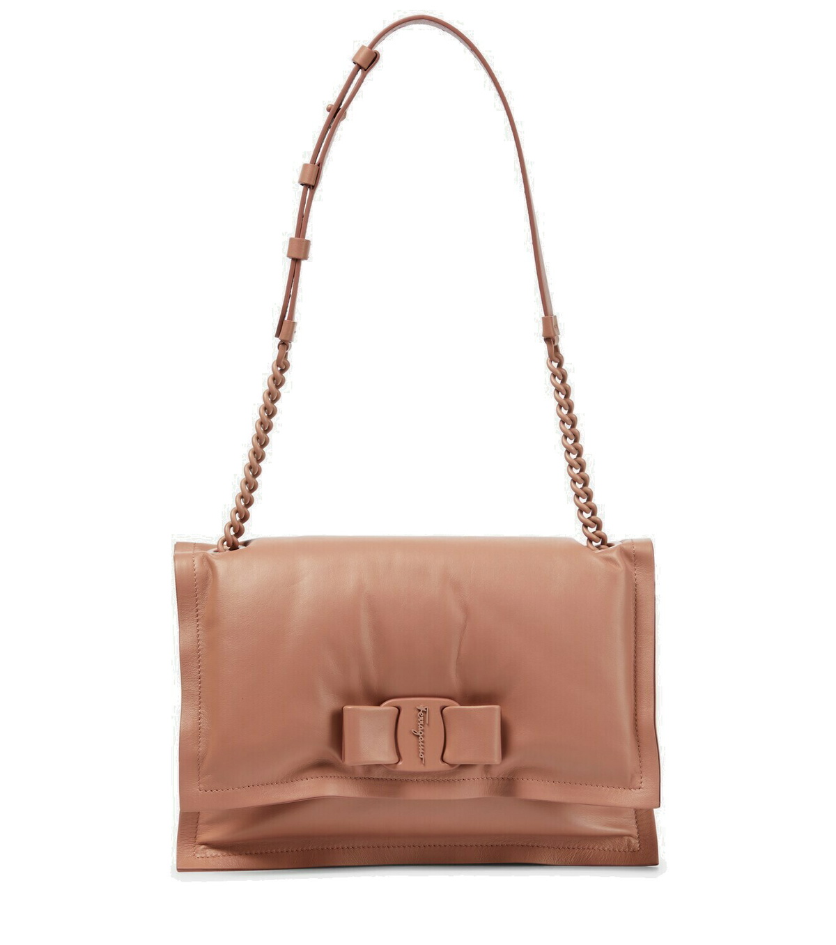 Ferragamo Viva Bow Small leather shoulder bag Salvatore Ferragamo