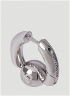 Cut XS Hoop Earrings in Silver