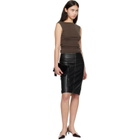 St. Agni Brown Organic Cotton Ballerina Tank Top
