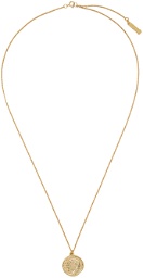 Aries Gold Coin Necklace
