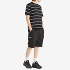 Men's AAPE Now Loose Fit Cargo Shorts in Black