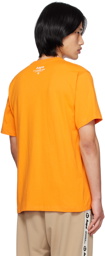 AAPE by A Bathing Ape Orange MoonFace Camo T-Shirt