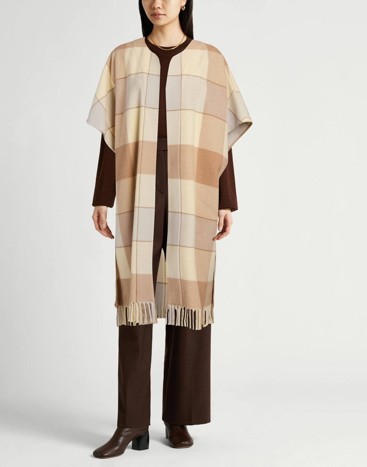 Drumohr Womens Cape in Beige