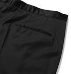 Hugo Boss - Black Gilan Slim-Fit Super 120s Virgin Wool Tuxedo Trousers - Men - Black