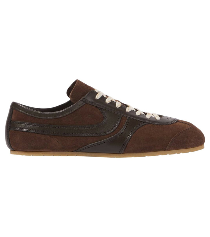 Photo: Dries Van Noten Suede low-top sneakers