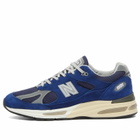 New Balance 991v2 Sneaker in Limoges/Pageant Blue