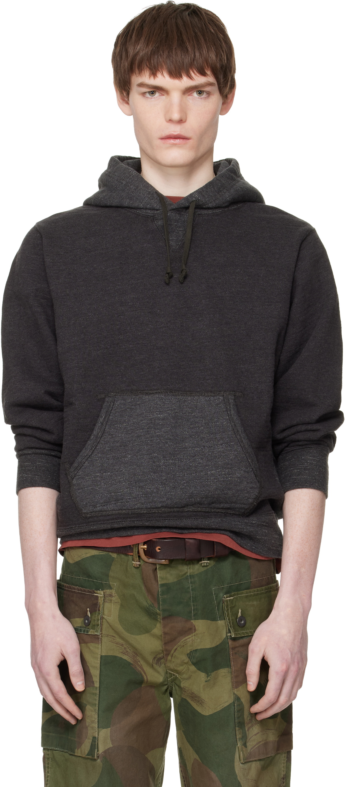 RRL - Quilted Cotton-Jersey Zip-Up Hoodie - Blue RRL