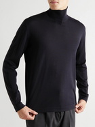 Thom Sweeney - Merino Wool Rollneck Sweater - Blue