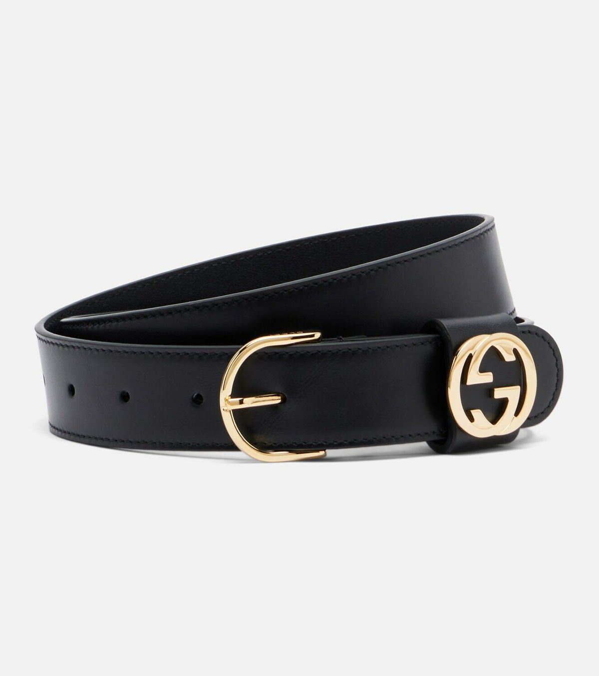 Gucci Interlocking G leather belt