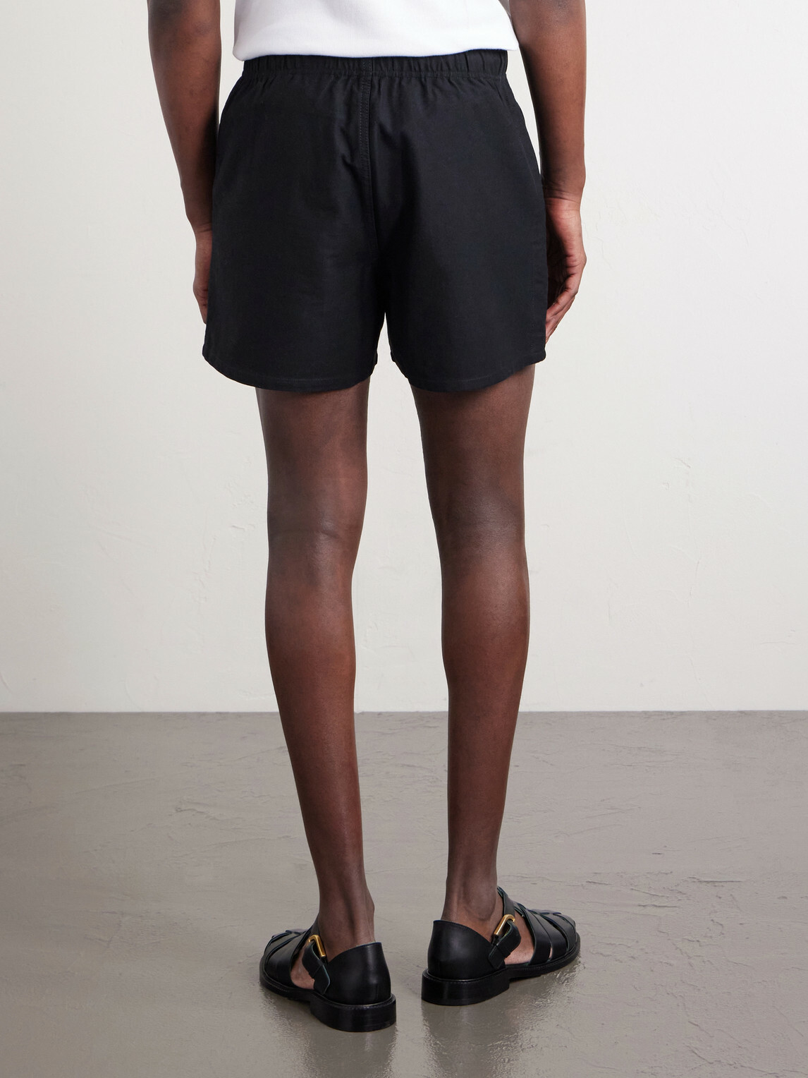 BODE - Field Straight-Leg Logo-Embroidered Cotton-Twill Shorts - Black