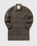 Les Deux Mc Kay Check Wool Coat Brown - Mens - Coats