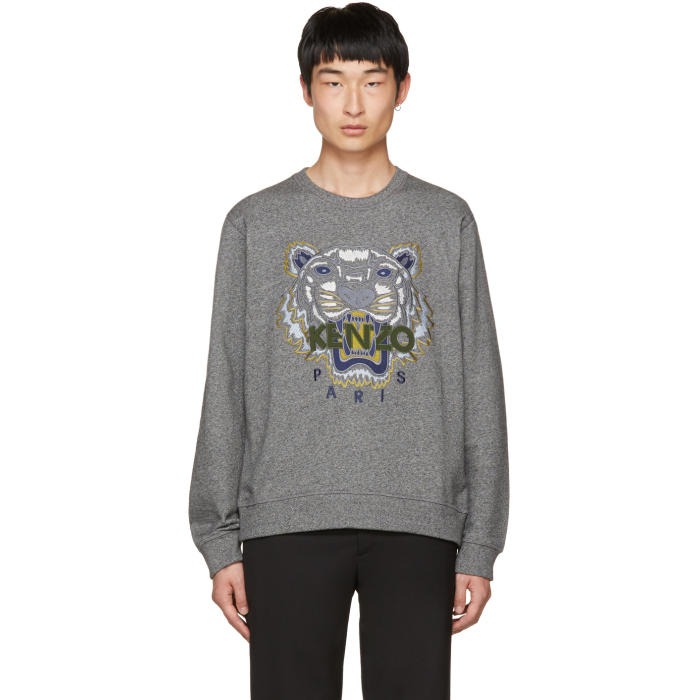 Photo: Kenzo Grey Tiger Sweatshirt