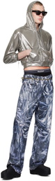 Doublet Silver Chain Link Track Jacket
